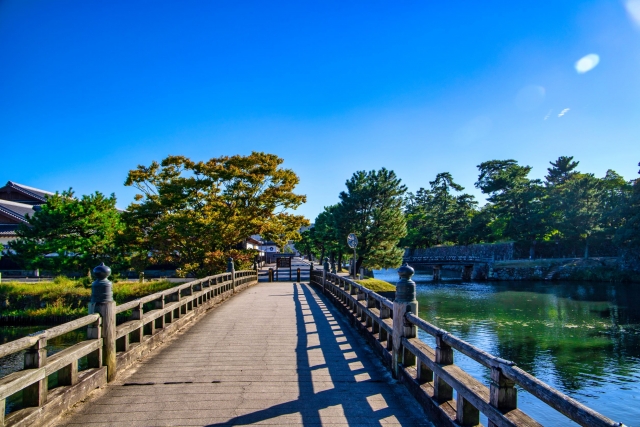 松江市の城下町 北惣門橋
