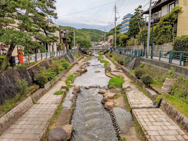 松江・玉造温泉の町並み