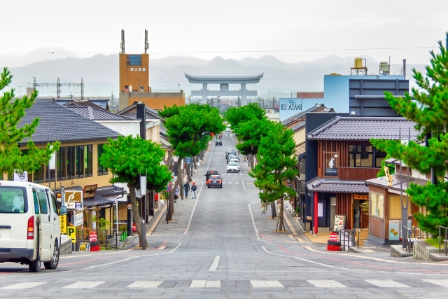 出雲大社神門通り (島根県出雲市)